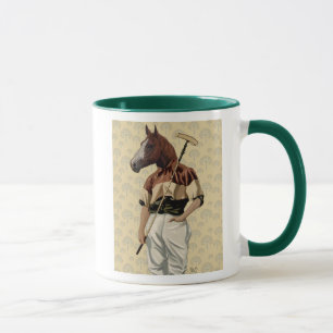 Polo Horse Portrait Tasse