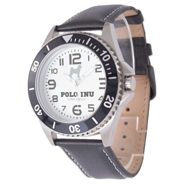 POLO INU MENS SPORT WATCH ARMBANDUHR (Schrägansicht)
