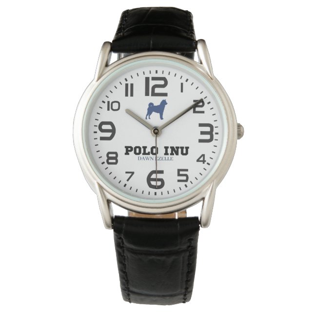 POLO INU MENS SPORTS WATCH ARMBANDUHR (Vorderseite)