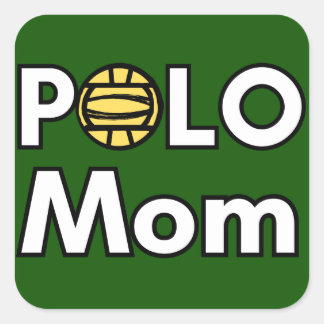 Polo Mama Quadratischer Aufkleber