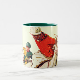 Polo-Match Zweifarbige Tasse