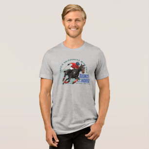 Polo-Meisterschaft Reitsport Tänzer mit Pferd Tri-Blend Shirt