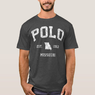 Polo Missouri MO Vintage-Athletic-Sport-Design Fre