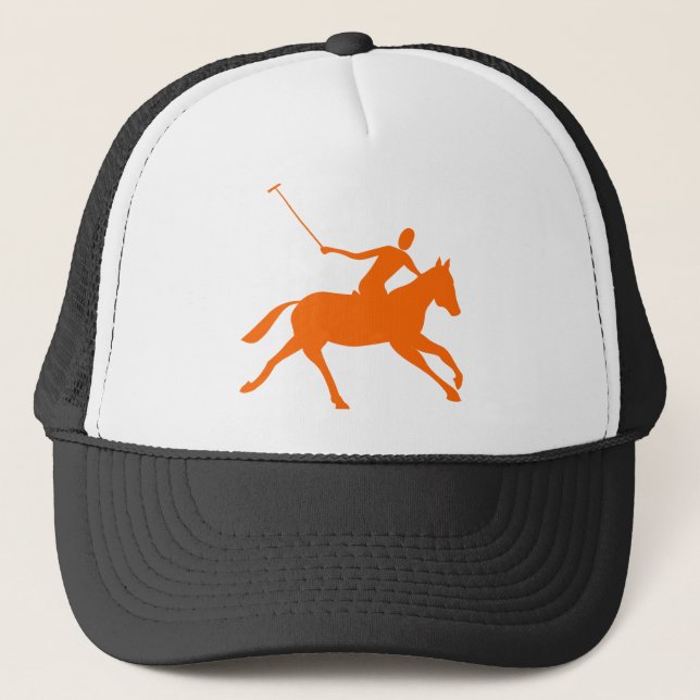 Polo - Orange Truckerkappe (Vorderseite)