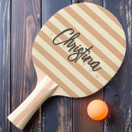 Polo Peach Kiss Painted Name Tischtennis Schläger