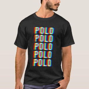 Polo-Pferd Retro-Polo-Spieler Sports Pferdereiten T-Shirt