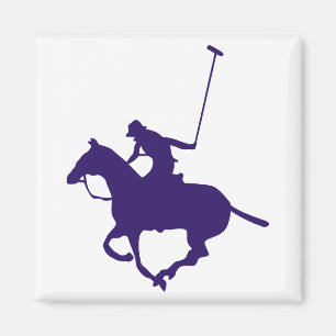 Polo Player Magnet