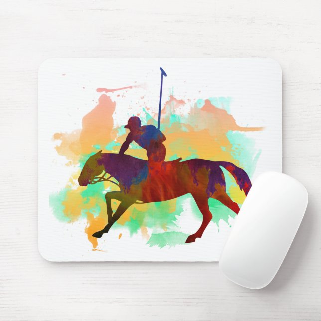 Polo-Player Mousepad (Mit Mouse)