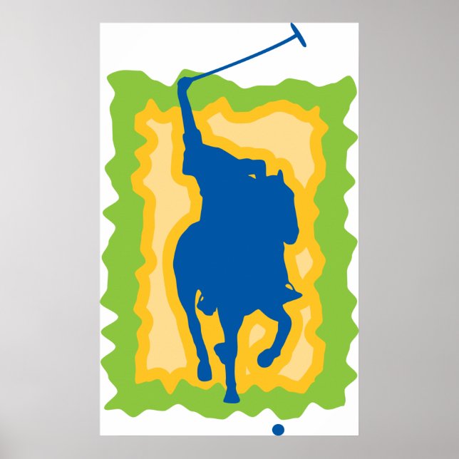 Polo Player Poster (Vorne)
