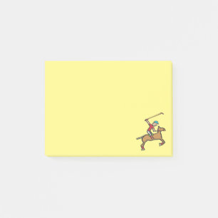 Polo Playing Reiter Post-it Klebezettel
