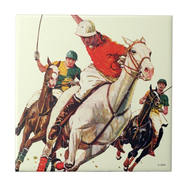 Polo-Spiel Fliese (Vorderseite)
