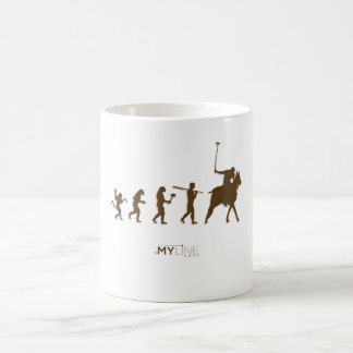 Polo-Spieler-Evolutions-Kaffee-Tasse Tasse