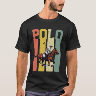 Polo-Spieler Reiten Pferd Reitsport Spo T-Shirt