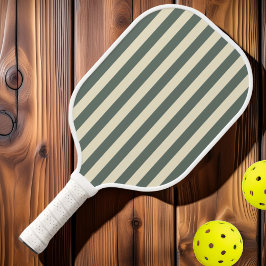 Polo-Streifen aus der Mitte des Jahrhunderts in wa Pickleball Schläger