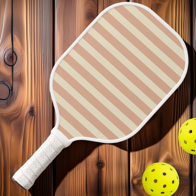 Polo-Streifen aus der Mitte des Jahrhunderts Pickleball Schläger (Von Creator hochgeladen)