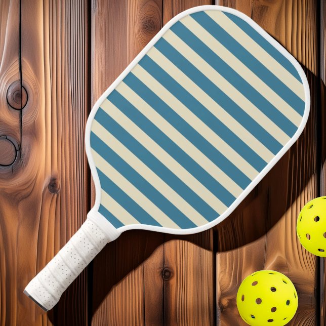 Polo-Streifen aus der Mitte des Jahrhunderts Pickleball Schläger (Von Creator hochgeladen)