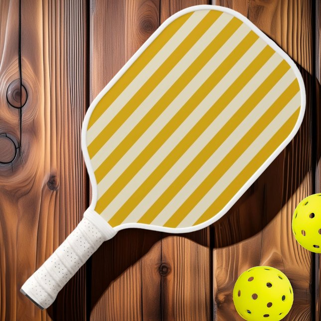 Polo-Streifen aus der Mitte des Jahrhunderts warme Pickleball Schläger (Von Creator hochgeladen)