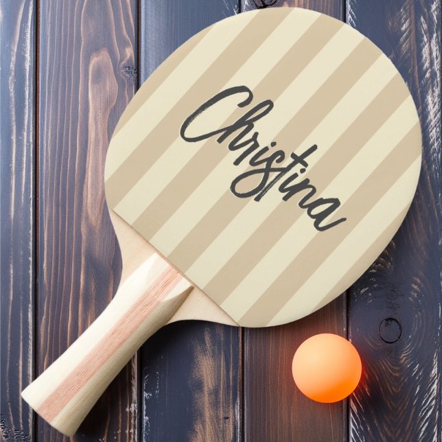 Polo-Striping Sand Dünenfarbe aus der Mitte des Ja Tischtennis Schläger (Von Creator hochgeladen)