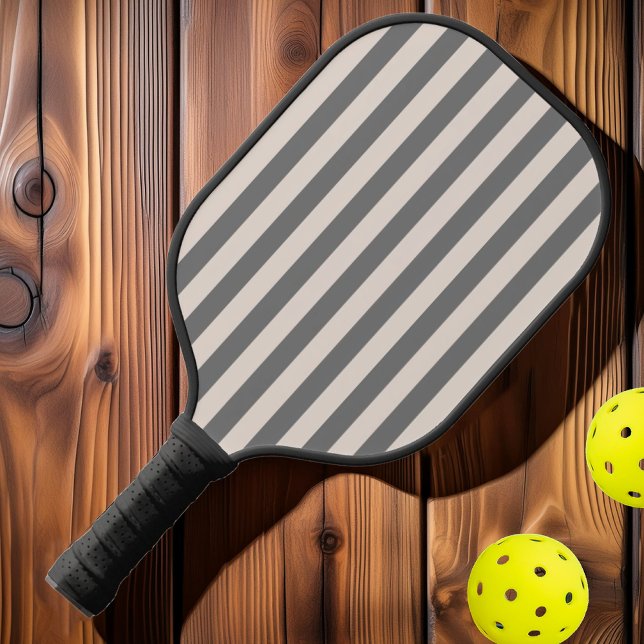 Polo Striping Sandcastle Pink Mitte des Jahrhunder Pickleball Schläger (Von Creator hochgeladen)