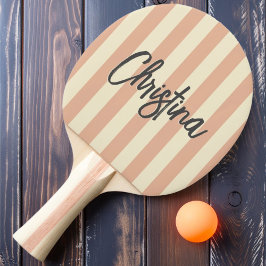 Polo-Striping Sweet Peach Painted Name Mitte des J Tischtennis Schläger