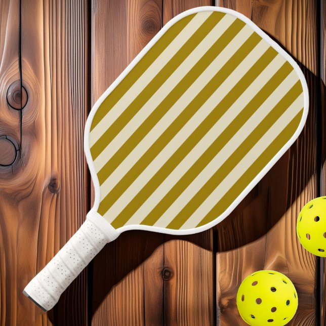 Polo-Striping-Wüstenlandschaft aus dem Mittelalter Pickleball Schläger (Von Creator hochgeladen)