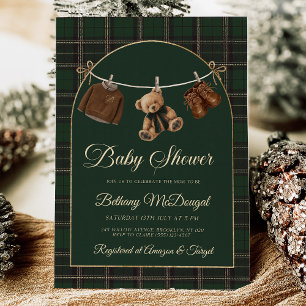 Polo-Teddy-Bär-Klassiker-Baby-Party Einladung