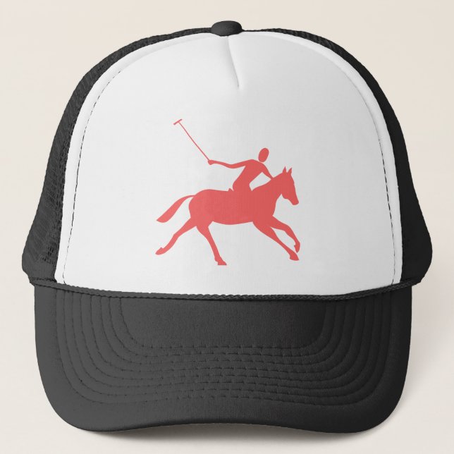 Polo - Tropisches Rosa Truckerkappe (Vorderseite)