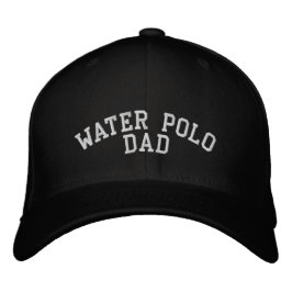 Polo-Vater mit besticktem Hut