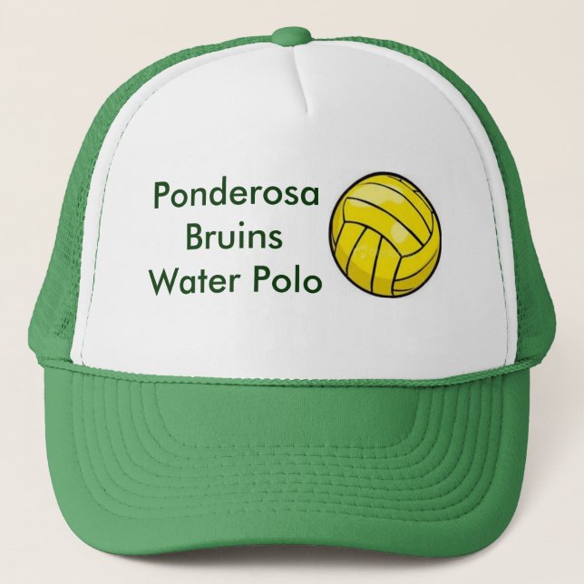 Poloball, Ponderosa Bruins-Wasserball Truckerkappe (Vorderseite)