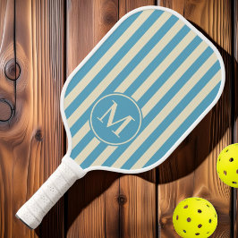 Polostreifen des Aqua-Sky-Monogramms aus dem Mitte Pickleball Schläger