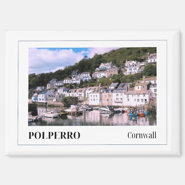 Polperro, Cornwall, England Magnet (Vorderseite)