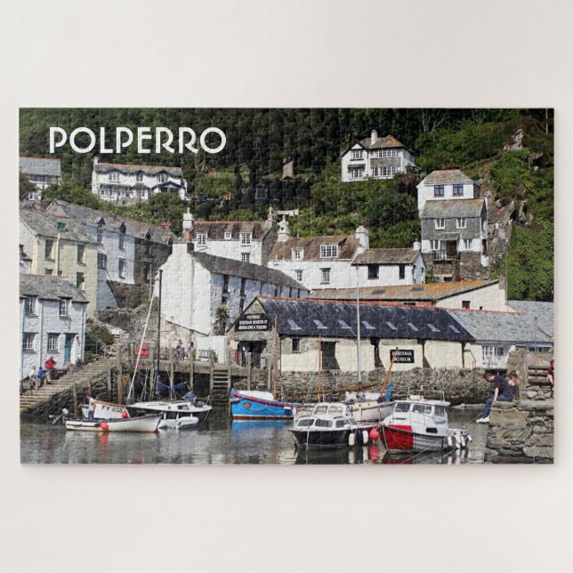 Polperro: Cornwall, England Puzzle (Horizontal)