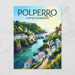 Polperro Vereinigtes Königreich Postkarte