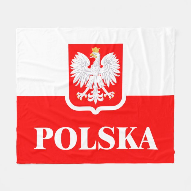Polska 1 fleecedecke (Vorderseite (Horizontal))