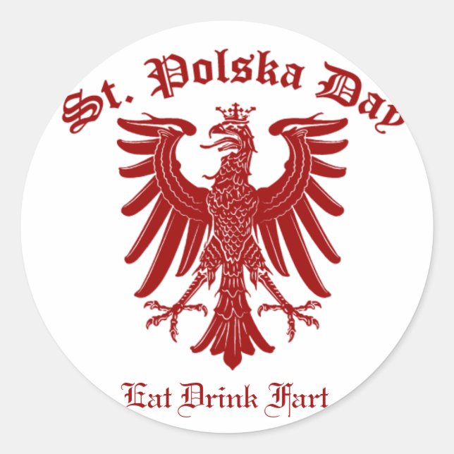 Polska Day Sticker (Vorderseite)