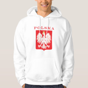 Polska Eagle Rot-Schild Hoodie