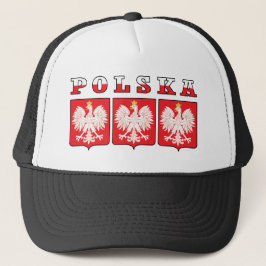 Polska Eagle Shields Truckerkappe
