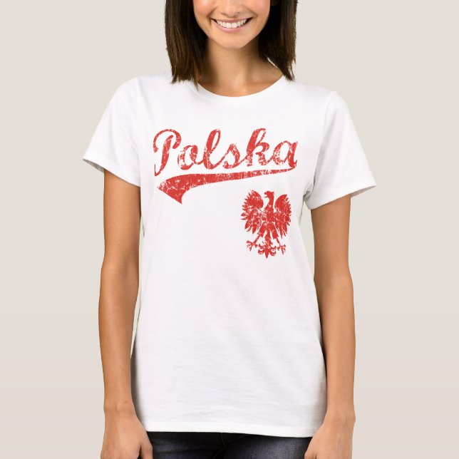 Polska Eagle Sport Style T-Shirt (Vorderseite)