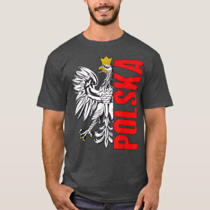 Polska Flag Jersey Polska Futbol T-Shirt