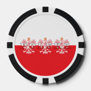 Polska Flag Red Eagles Pokerchips