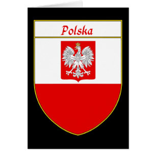 Polska Flaggen-Schild