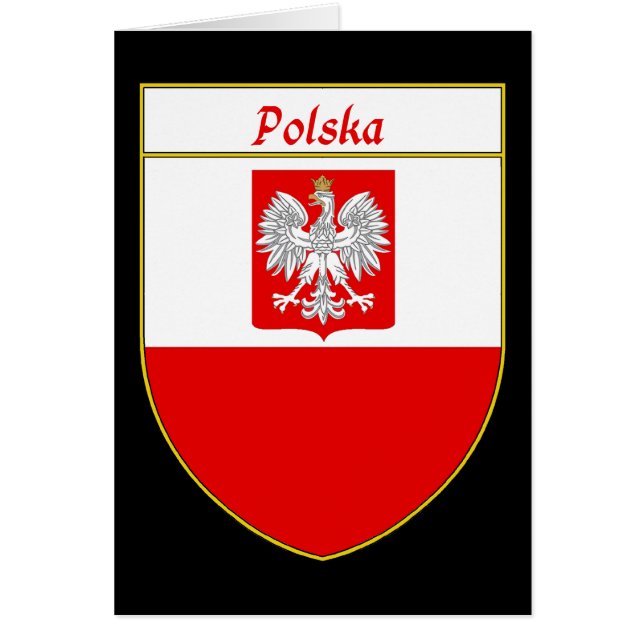 Polska Flaggen-Schild (Vorne)
