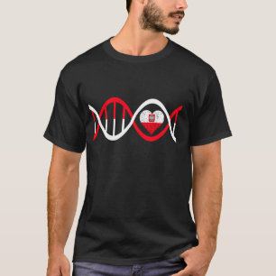 Polska Genetic Poland Dna Polish Roots Polen hören T-Shirt