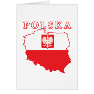Polska Karte mit Eagle