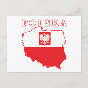 Polska Karte mit Eagle