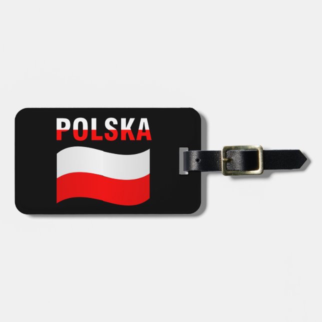 Polska Luggage Tag Gepäckanhänger (Vorderseite horizontal)