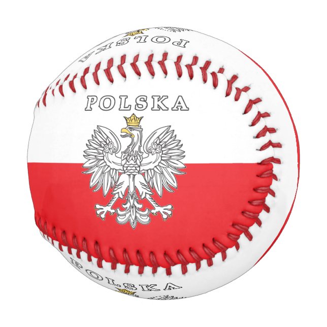 Polska mit Polnischem Adler Baseball (Vorne Rechts)