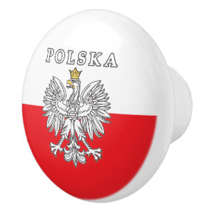 Polska mit Polnischem Adler Keramikknauf