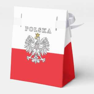 Polska mit polnischem Eagle Geschenkschachtel