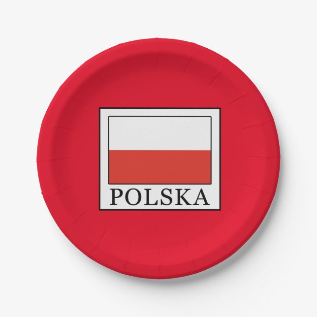 Polska Pappteller (Vorderseite)